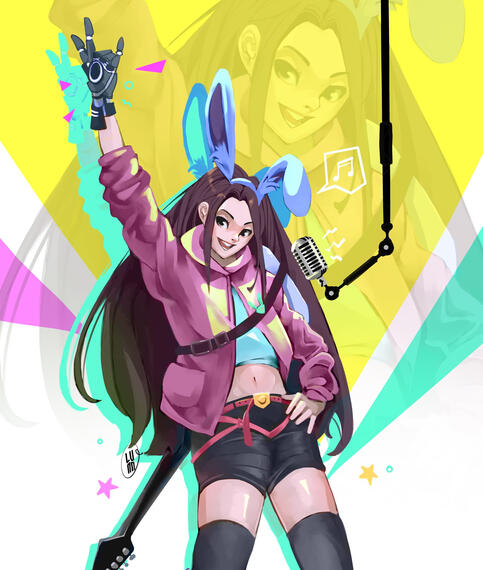 Heavy Bunny Girl [personal work]